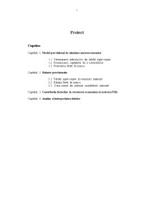 Model Previzional de Simulare Macroeconomica - Pagina 1