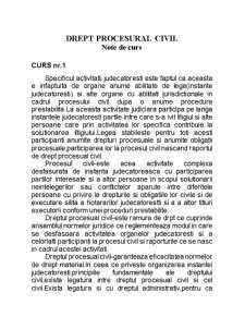 Procedură civilă - Pagina 1