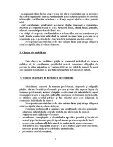 Clauze Speciale ale Contractului Individual de Muncă - Pagina 3