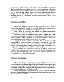 Clauze Speciale ale Contractului Individual de Muncă - Pagina 5