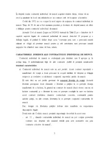 Caracterele Juridice și Condițiile de Validitate ale Contractului Individual de Muncă - Pagina 3