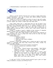 Contractarea și derularea operațiunilor de import de vopsea pulberi - Neptun Trading SRL - Pagina 2