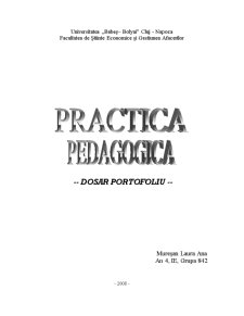 Practică pedagogică - Pagina 1