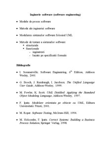 Inginerie Software - Pagina 1