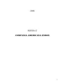 Compania americană Enron - Pagina 1