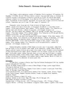 Rețeaua hidrografică a județului Tulcea - Delta Dunării - Pagina 1