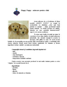 Happy Puppy - Mâncare pentru Câini - Pagina 1