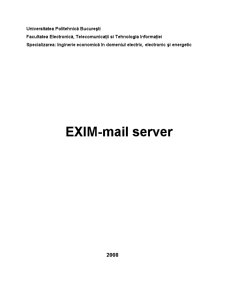 Exim Mail Server - Pagina 1
