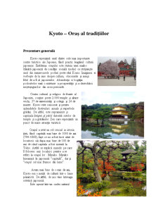 Proiecte în turism - destinația Kyoto - Pagina 2