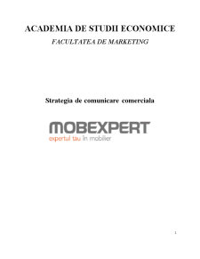 Strategia de comunicare comercială - Pagina 1
