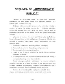 Definiția și Trăsăturile Administrației Publice - Pagina 2