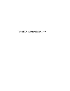 Tutela administrativă - Pagina 1