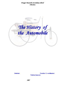The History of The Automobile - Pagina 1