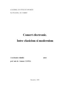 Comerț electronic - între clasicism și modernism - Pagina 1