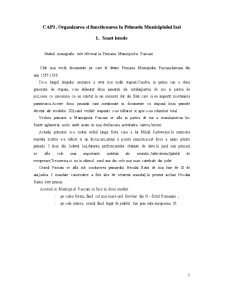 Funcționarea și organizarea Primăriei Pașcani - Pagina 1