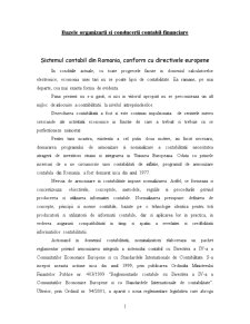 Sistemul Contabil din România - Pagina 1