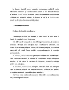Recidiva în dreptul penal român - Pagina 3