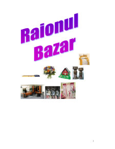 Merchandising - Raionul Bazar - Pagina 1
