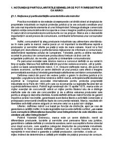Cadrul juridic și instituțional în protecția mărcilor în România - Pagina 1