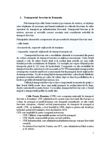 Transportul Feroviar în România și la Nivelul UE - Pagina 2