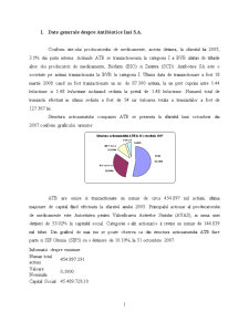 Evaluarea acțiunilor Antibiotice Iași - Pagina 1