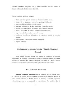 Organizarea și funcționarea liceului Dimitie Negreanu Botoșani - Pagina 4