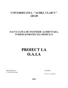 Proiect O.A.I.A. - Pasteurizarea - Pagina 1