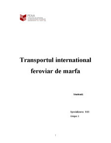 Transportul internațional feroviar de marfă - Pagina 1