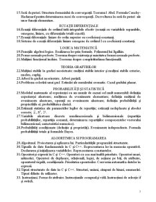 Subiectele pentru examenul de licență specialitatea - informatică și limbi moderne aplicate - Pagina 2