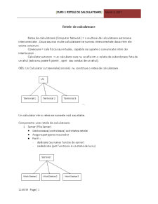 Cursuri și laboratoare - rețele de calculatoare - Pagina 1