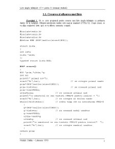 Laboratoare C++ (SDA) - Pagina 2