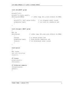 Laboratoare C++ (SDA) - Pagina 3