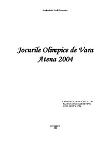 Jocurile Olimpice de Vară - Atena 2004 - Pagina 1