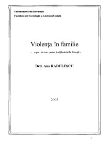 Violența în Familie - Pagina 1