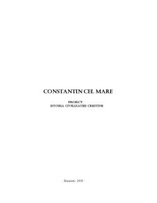 Constantin cel Mare - Pagina 1