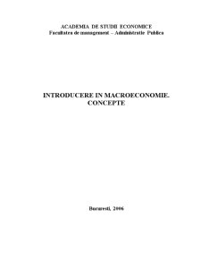 Introducere în Macroeconomie - Pagina 1