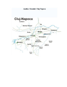 Analiza orașului Cluj Napoca - geografie urbană - Pagina 1