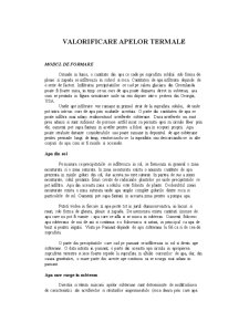 Valorificarea Apelor Minerale, Apelor Termale și a Apelor Saline - Pagina 1