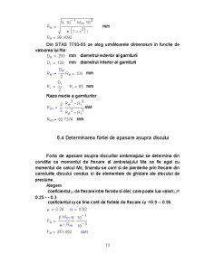 Calculul ambreiajului central tip diafragmă - Pagina 4