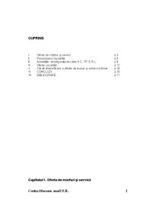 Bazele comerțului - diversificarea ofertei de produse și servicii a complexului -R- - Pagina 2