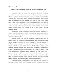 Managementul strategic în instituțiile publice din România - Pagina 2