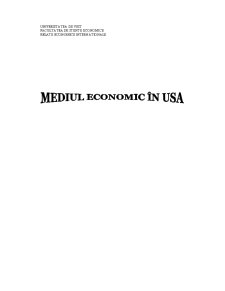 Mediul Economic în SUA - Pagina 1