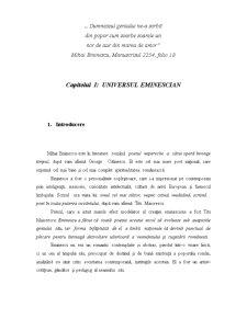 Universul Eminescian - Pagina 1
