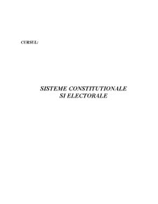 Sisteme constituționale și electorale - Pagina 1