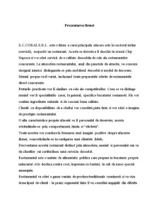 Plan de Marketing Restaurant SC Coral SRL - Pagina 2