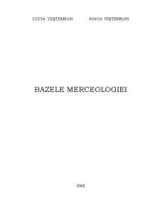 Bazele Merceologiei - Pagina 1