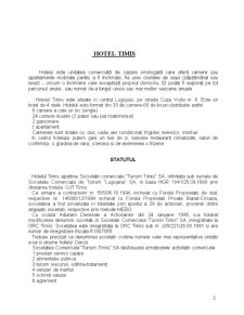 Sisteme informatice - Hotelul Timiș - Pagina 2