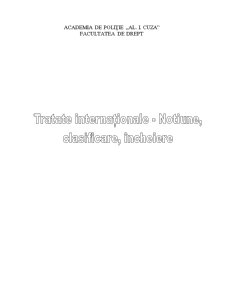 Tratate Internaționale - Pagina 1
