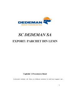 Tehnici de comerț exterior - SC Dedeman SA - Pagina 2