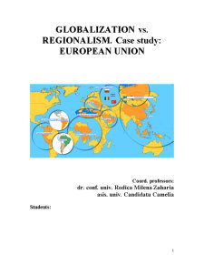 Globalization versus Regionalism - Pagina 1